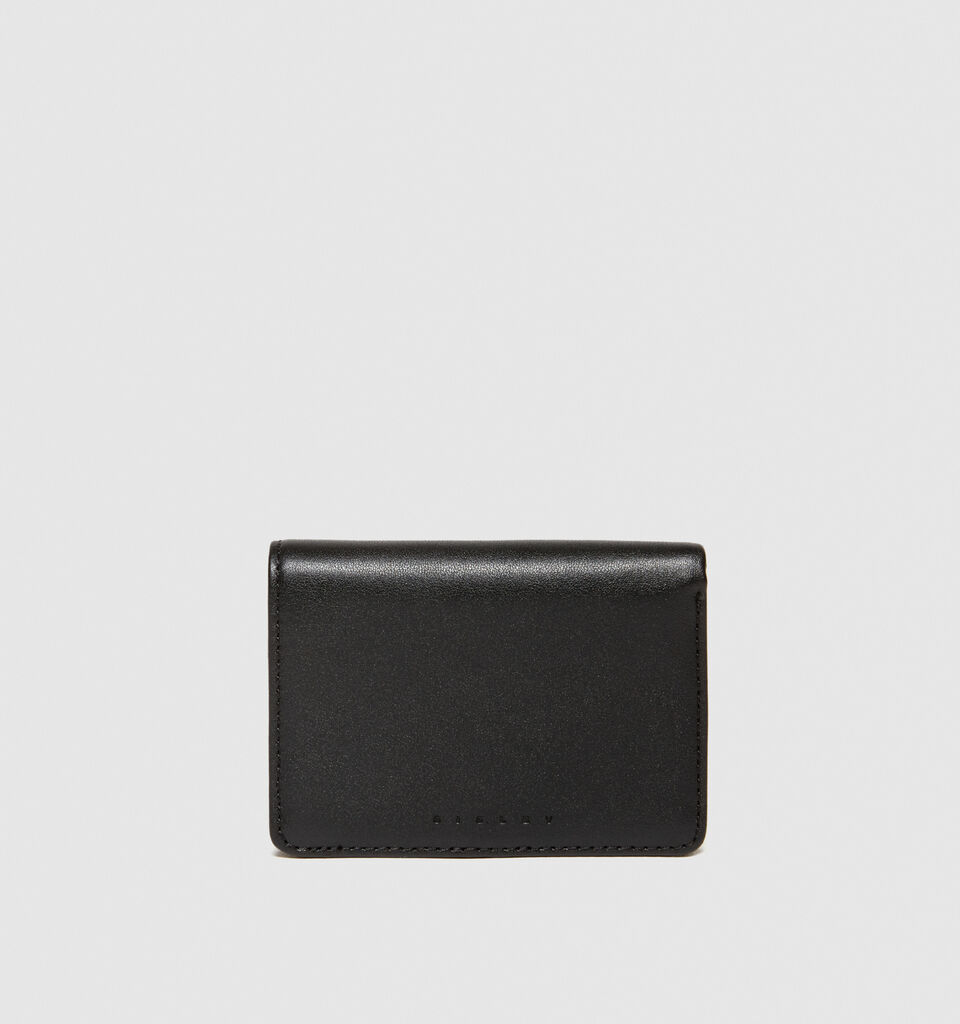 Leather card holder - null - Black | Sisley image number 2